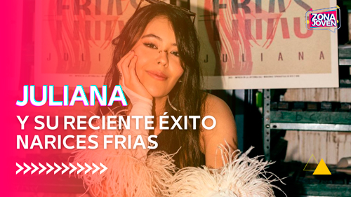  Juliana Velásquez lanza su canción Narices Frías